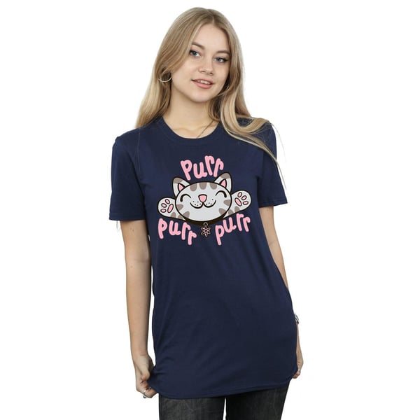 Big Bang Theory Naisten/Naisten Pehmeä Kissa Purr Puuvillainen Poikaystävä T-paita