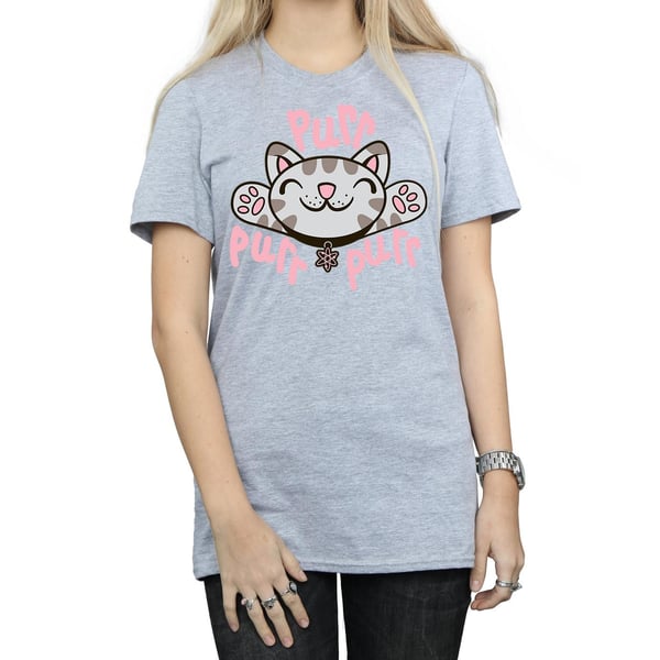 Big Bang Theory Womens/Ladies Soft Kitty Purr Cotton Boyfriend T-Shirt