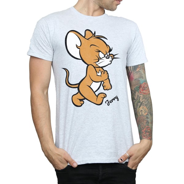Tom and Jerry Mens Angry Mouse T-Shirt
