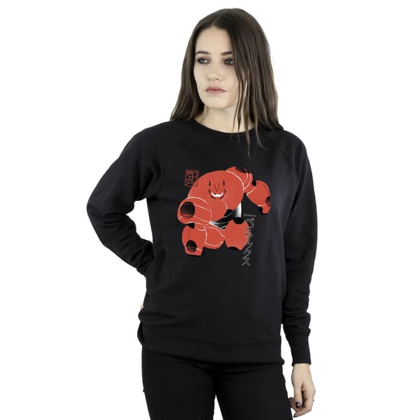 Disney Womens/Ladies Big Hero 6 Baymax Suite Pose Sweatshirt