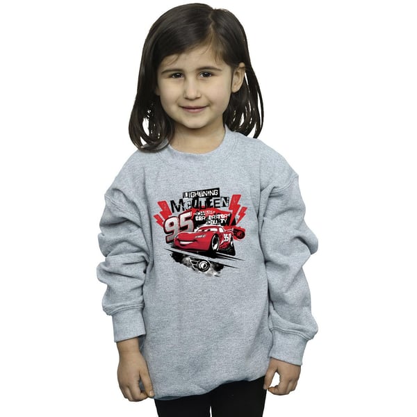 Disney Girls Cars Lightning McQueen Collage Sweatshirt