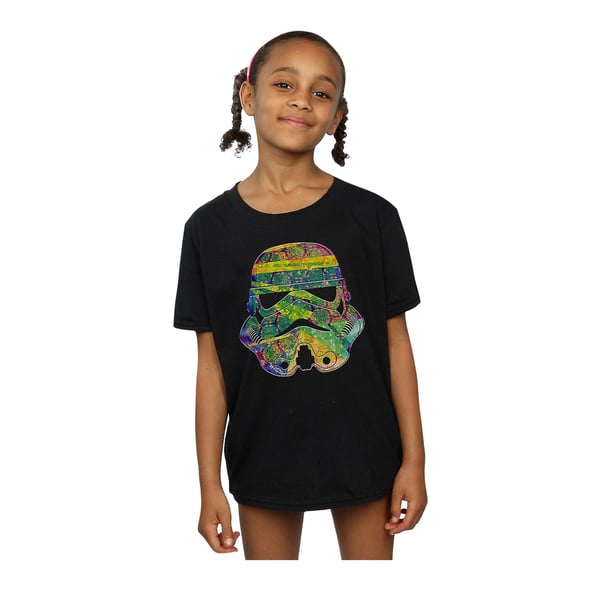 Star Wars Girls Command Stormtrooper Patterned Cotton T-Shirt
