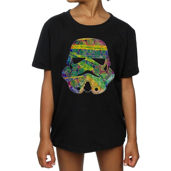 Star Wars Girls Command Stormtrooper Patterned Cotton T-Shirt