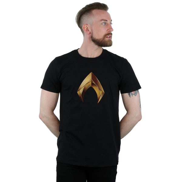 DC Comics Mens Aquaman Emblem T-Shirt
