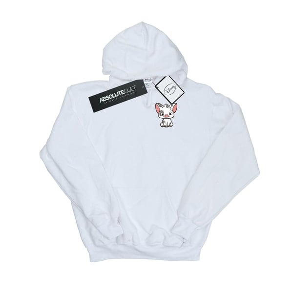 Disney Womens/Ladies Moana Pua The Pig Breast Print Hoodie