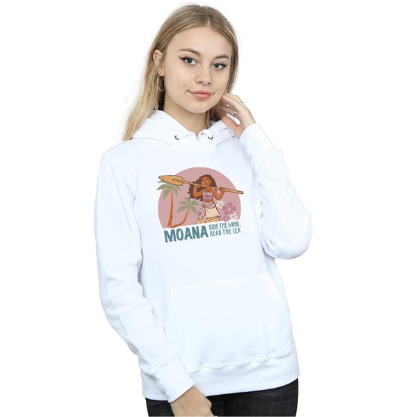 Disney Womens/Ladies Moana Read The Sea Hoodie