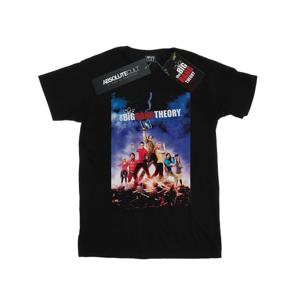The Big Bang Theory Womens/Ladies Character Poster Cotton Boyfriend T-Shirt