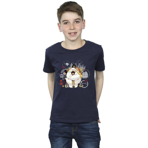 Disney Boys Big Hero 6 Baymax Group Hug T-Shirt