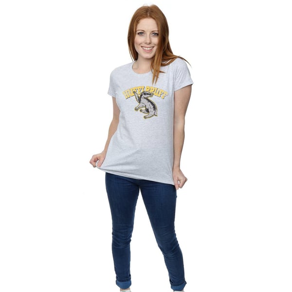 Harry Potter Womens/Ladies Hufflepuff Cotton T-Shirt