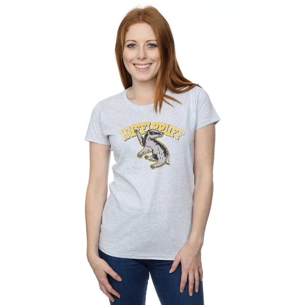 Harry Potter Womens/Ladies Hufflepuff Cotton T-Shirt