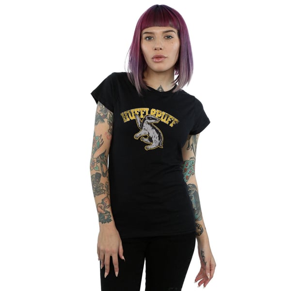Harry Potter Womens/Ladies Hufflepuff Cotton T-Shirt