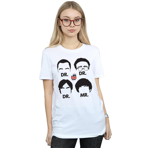 The Big Bang Theory Womens/Ladies Doctors And Mr Cotton Boyfriend T-Shirt