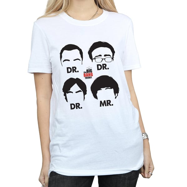 The Big Bang Theory Womens/Ladies Doctors And Mr Cotton Boyfriend T-Shirt