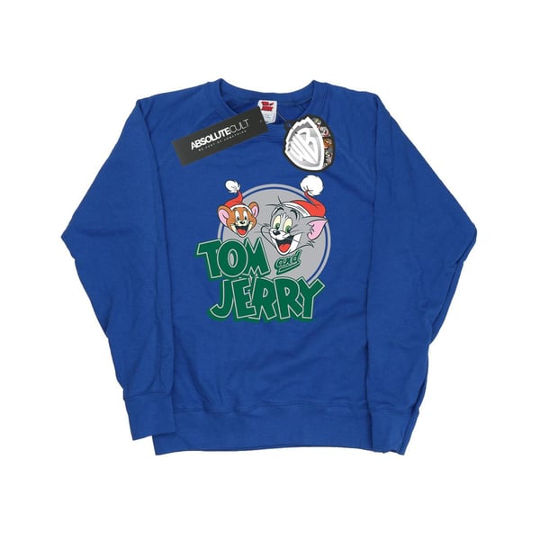 Tom And Jerry Womens/Ladies Christmas Greetings Sweatshirt