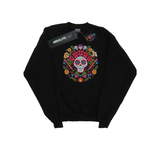 Disney Boys Coco Embroidered Skull Print Sweatshirt