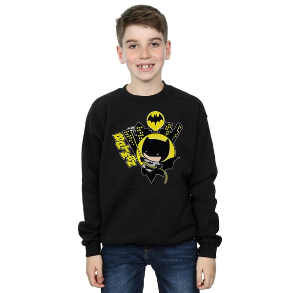 DC Comics Boys Chibi Batman Swinging Sweatshirt