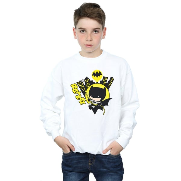 DC Comics Boys Chibi Batman Swinging Sweatshirt