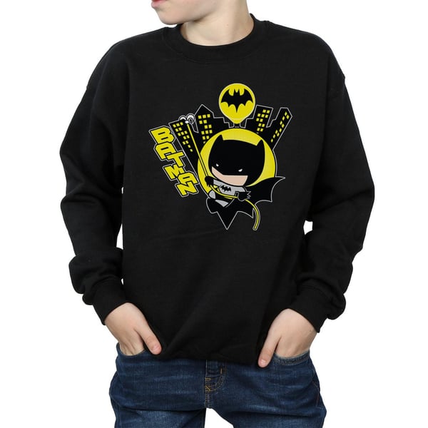 DC Comics Boys Chibi Batman Swinging Sweatshirt