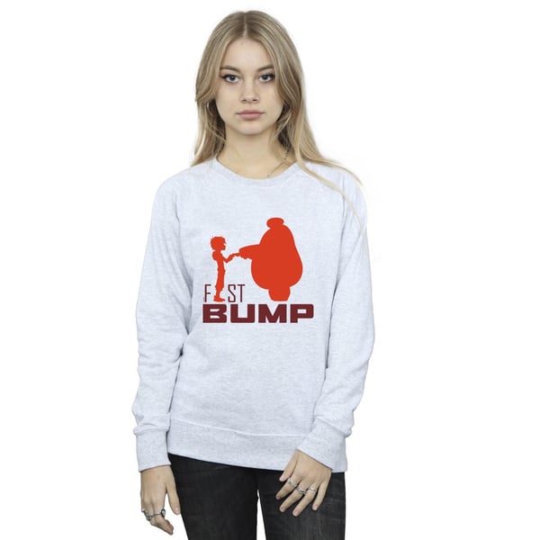 Disney Womens/Ladies Big Hero 6 Baymax Fist Bump Cutout Sweatshirt