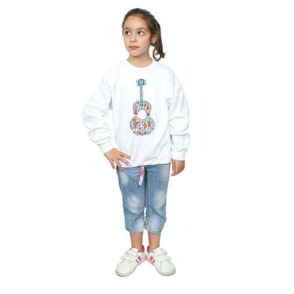 Disney Flickor Coco Gitarr Mönster Tröja