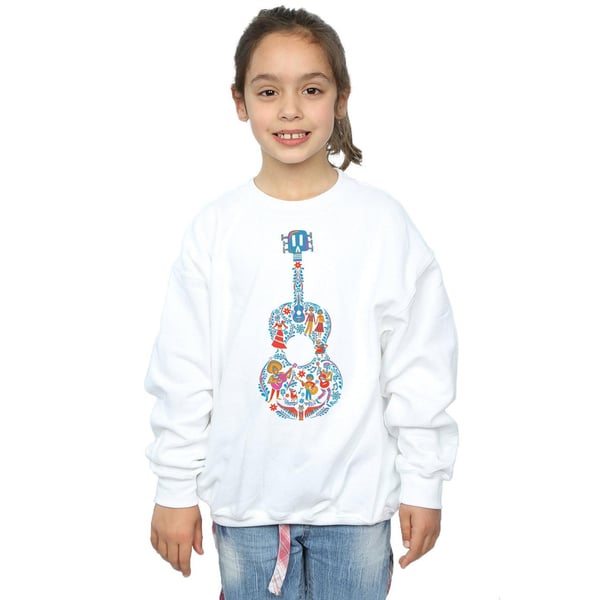 Disney Flickor Coco Gitarr Mönster Tröja