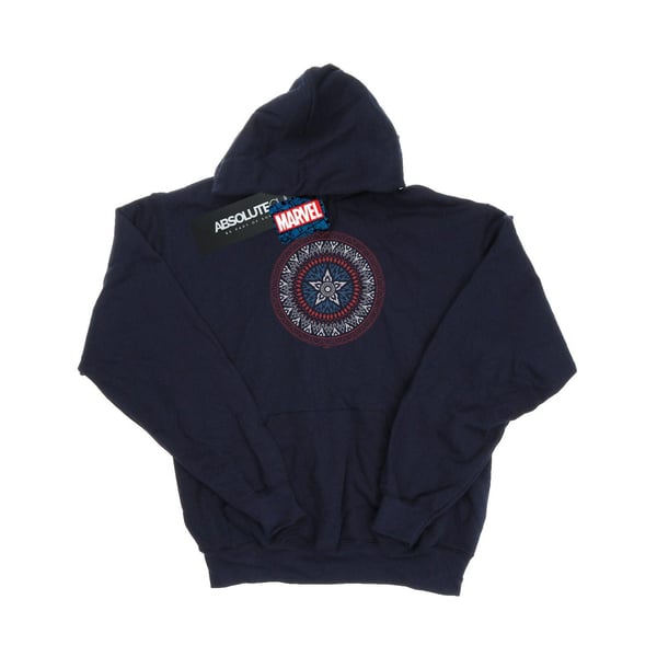 Marvel Dam/Dam Captain America Ornamental Shield Hoodie