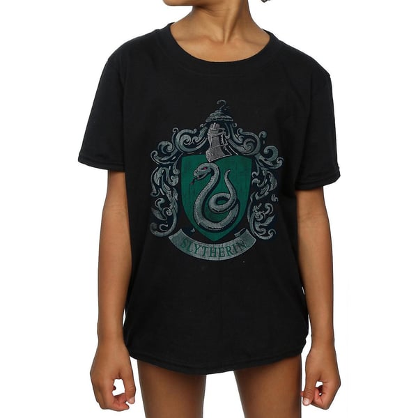 Harry Potter Girls Slytherin Cotton T-Shirt
