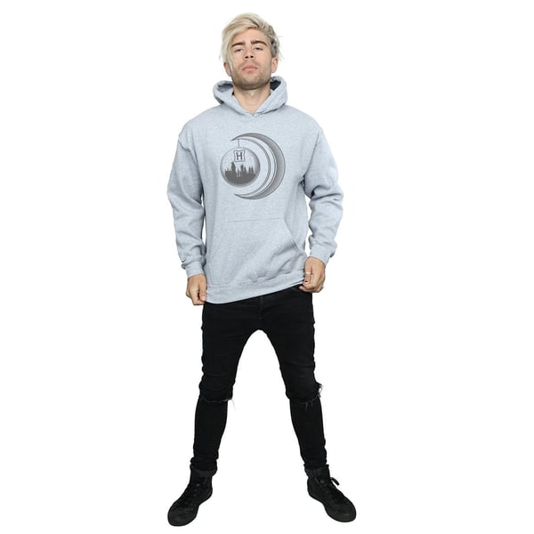 Harry Potter Mens Hogwarts Moon Hoodie