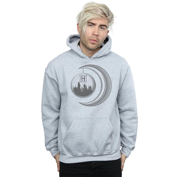 Harry Potter Mens Hogwarts Moon Hoodie