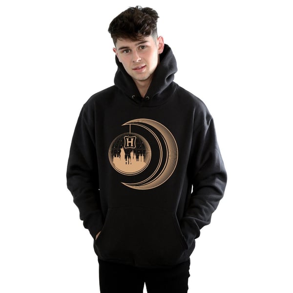 Harry Potter Mens Hogwarts Moon Hoodie