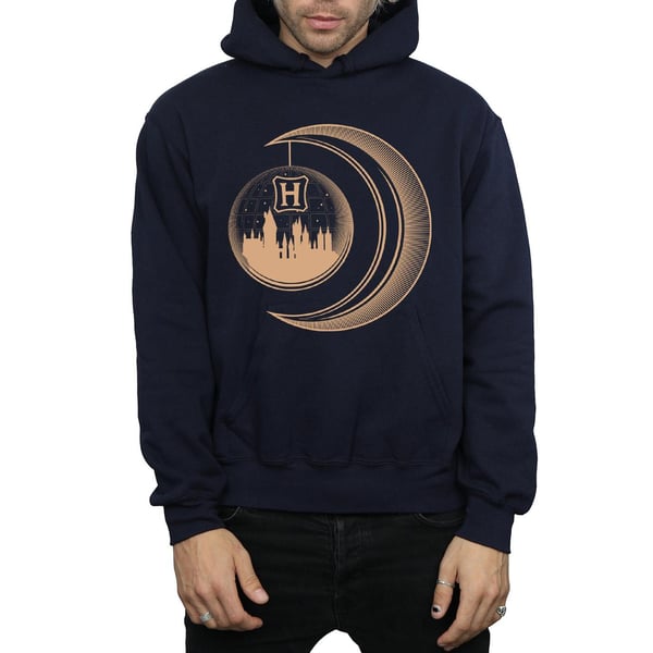 Harry Potter Mens Hogwarts Moon Hoodie