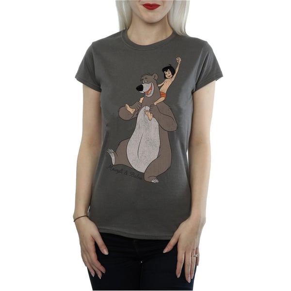 Jungle Book Womens/Ladies Classic Mowgli And Baloo Heather T-Shirt