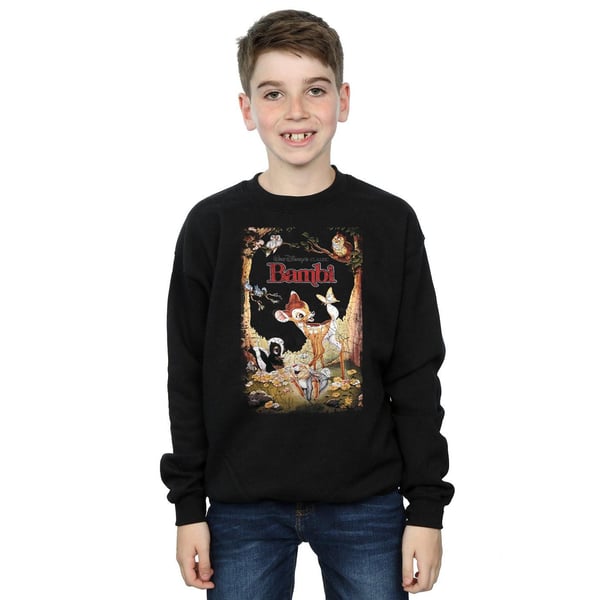 Disney Boys Bambi Retro Poster Sweatshirt