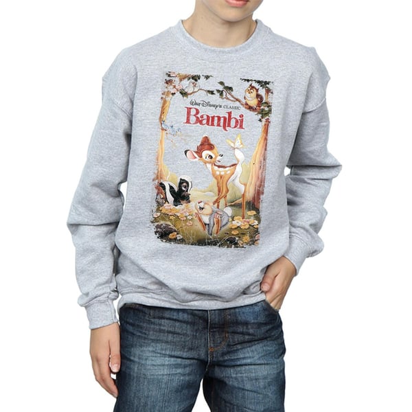Disney Boys Bambi Retro Poster Sweatshirt