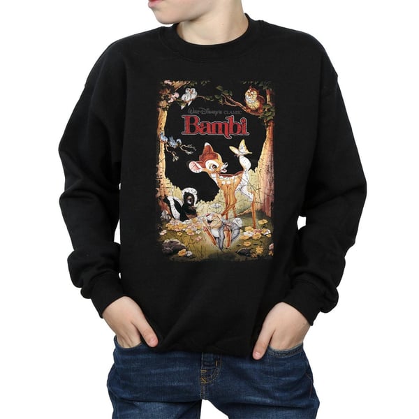 Disney Boys Bambi Retro Poster Sweatshirt