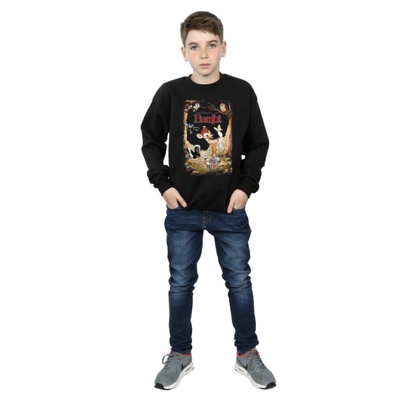 Disney Boys Bambi Retro Poster Sweatshirt