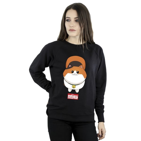 Disney Womens/Ladies Big Hero 6 Baymax Kitten Face Sweatshirt