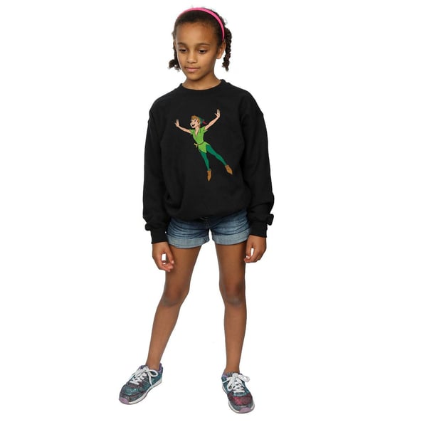 Peter Pan Girls Classic Flying Cotton Sweatshirt