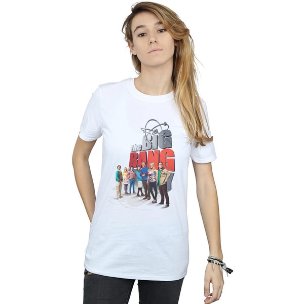 The Big Bang Theory Womens/Ladies Big Poster Cotton Boyfriend T-Shirt