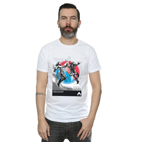 DC Comics Mens Aquaman Vs Black Manta T-Shirt