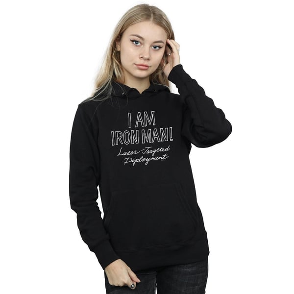 Marvel Womens/Ladies I Am Iron Man Hoodie