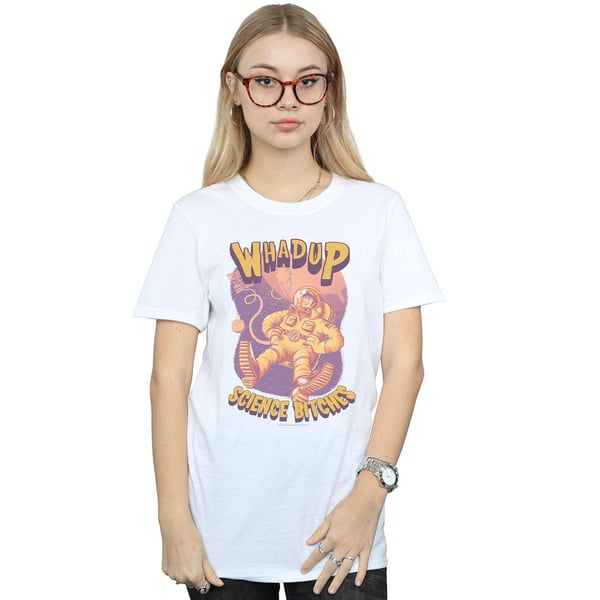 The Big Bang Theory Womens/Ladies Whad Up Science Bitches Cotton Boyfriend T-Shirt