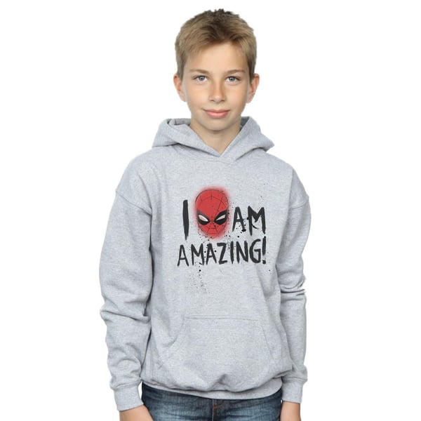 Marvel Boys Spider-Man I Am Amazing Hoodie