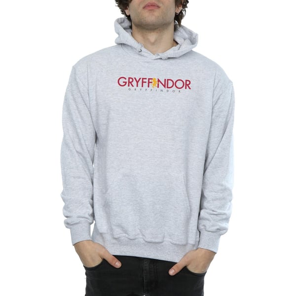 Harry Potter Mens Gryffindor Text Hoodie