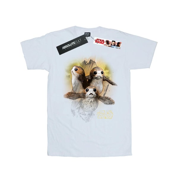 Star Wars: The Last Jedi Dam/Dam Porg Borstad Bomull Boyfriend T-Shirt