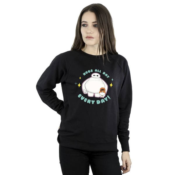 Disney Womens/Ladies Big Hero 6 Baymax Hugs Everyday Sweatshirt