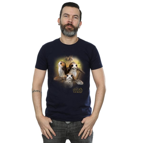 Star Wars: The Last Jedi Mens Porg Brushed Cotton T-Shirt