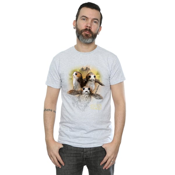 Star Wars: The Last Jedi Mens Porg Brushed Cotton T-Shirt