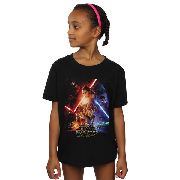 Star Wars: The Force Awakens Girls Poster Cotton T-Shirt