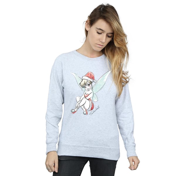 Disney Womens/Ladies Tinkerbell Christmas Fairy Sweatshirt